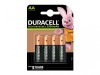 Duracell AA Cell 2500Mah Rechargeable Batteries (Pack 4)