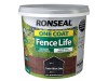 Ronseal One Coat Fence Life Tudor Black Oak 5 litre