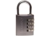 ABUS Mechanical 145/40 40mm Aluminium Combination Padlock Titanium 49551