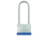 ABUS Mechanical 40mm Silver Rock 5 Padlock Long Shackle 63mm