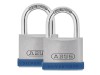 ABUS Mechanical 40mm Silver Rock 5 Padlock Twin Pack