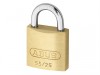 ABUS Mechanical 55/25mm Brass Padlock