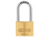ABUS Mechanical 65/40mm Brass Padlock 40mm Long Shackle
