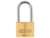 ABUS Mechanical 65/40mm Brass Padlock 40mm Long Shackle