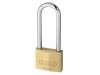 ABUS Mechanical 65/50mm Brass Padlock 80mm Long Shackle