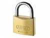 Abus 85/40 Brass Padlock Carded