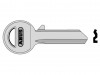 ABUS Mechanical 85/30 30mm Right Hand Key Blank