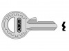 ABUS Mechanical 65/20 20mm New Profile Key Blank