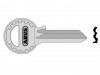 ABUS Mechanical 65/50 50mm +60 New Key Blank