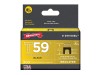 Arrow T59 Insulated Staples Black 6 x 6mm Box 300