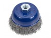 BlueSpot Tools Steel Wire Cup Brush 100mm M14 X 2