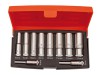 Bahco S0810L 1/4in Drive Deep Socket Set of 10 Metric