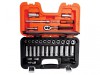 Bahco S330L Socket Set 34Pc mm 1/4&3/8Sd Deep