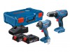 Bosch Professional Twin Pack 18V 2 x 2.0Ah Li-ion