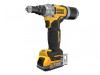 DEWALT DCF414E2T XR 1/4in Brushless Riveter 2 x 1.7Ah POWERSTACK Li-ion