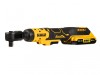 DEWALT DCF512D1 XR 1/2in Open Head Ratchet 18V 1 x 2.0Ah Li-ion