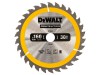 DEWALT Construction Circular Saw Blades 160 x 20mm x 30T