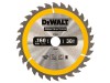 DEWALT Construction Circular Saw Blades 160 x 20mm x 30T