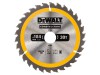 DEWALT Construction Circular Saw Blade 184 x 30mm x 30T