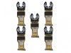 DeWALT Power Tools DT20776 Bi-Metal Plunge Point Multitool Blade 32mm (5 Pack)