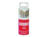 Dormer A094 No.419 HSS TiN Coated Drill Set of 19 1.00mm-10.00mm x 0.5mm