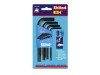 Eklind REK10509 Metric Short Handle Hex L-Key Set, 9 Piece