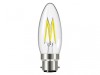 Energizer LED BC (B22) Candle Filament Non-Dimmable Bulb, Warm White 250 lm 2.4W