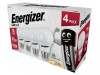 Energizer LED ES (E27) Opal GLS Non-Dimmable Bulb, Warm White 806 lm 9.2W (4 Pack)