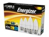Energizer LED BC (B22) Opal Candle Non-Dimmable Bulb, Warm White 470 lm 5.9W (4 Pack)