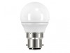 Energizer LED BC (B22) Opal Golf Non-Dimmable Bulb, Warm White 470 lm 5.9W