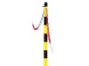 Faithfull Plastic Post for Chain - Yellow / Black