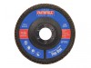 Faithfull Aluminium Oxide Flap Disc 115 x 22mm 40 Grit