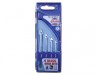 Faithfull Tile & Glass Drill Bit Set of 4 (3-6mm)