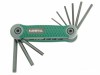 Faithfull Folding Hex Key Set 9 A/F