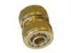 Faithfull Brass Hose Mender 1/2in