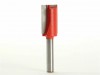 Faithfull Router Bit Tungsten Carbide Two Flute 15.00mm 1/4in Shank