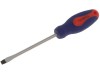 Faithfull Slotted Flared Soft Grip Screwdriver 125mm x 6.5mm
