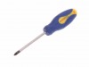 Faithfull Pozidriv Soft Grip Screwdriver 2pz x 100mm