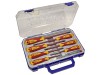 Faithfull Soft Grip VDE Screwdriver Set of 8 (Case)