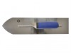 Faithfull Soft Grip Flooring Trowel Stainless Steel 16 x 4in