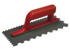 Faithfull Round Notched Trowel  4mm & 7mm Plastic Handle
