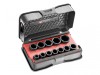 Facom 6-Point Stubby Impact Socket Set, 12 Piece