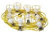 Faithfull Power Plus Festoon Lights 22m 10 Bulbs 110 Volt