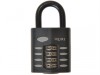 Squire CP40 Combination Padlock 4-Wheel 40mm Boxed