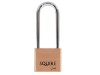Henry Squire LN4LS Lion Brass Padlock 2.1/2in Long Shackle