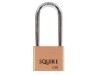 Henry Squire LN5/2.5 Lion Brass Padlock 65mm Long Shackle