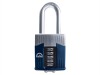 Henry Squire Warrior High-Security Long Shackle Combination Padlock 65mm