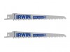 IRWIN Sabre Saw Blade Wood/PVC Cutting 152mm Pack of 2