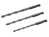 IRWIN HSS Drill Bit Hex Shank Bit Set, 3 Piece