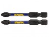 IRWIN Impact Pro Performance Screwdriver Bits PZ1 57mm (Pack 2)